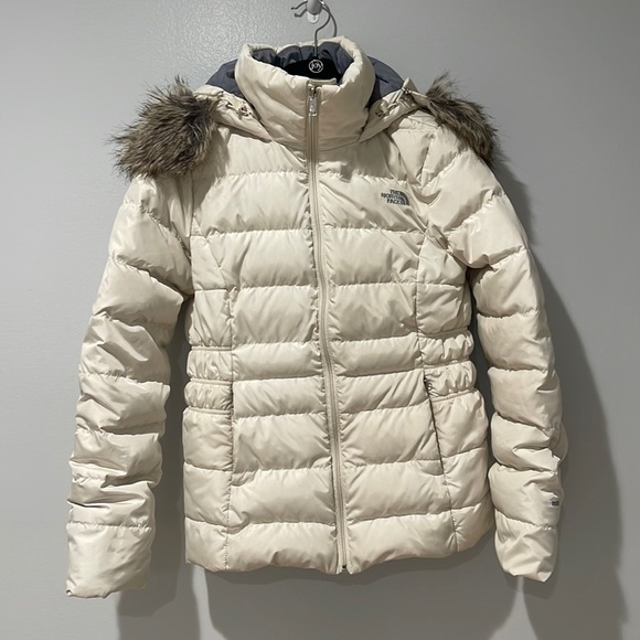 The North Face Jackets & Blazers - The North Face Women’s Gotham Jacket ll Size Small Cream Hooded Down